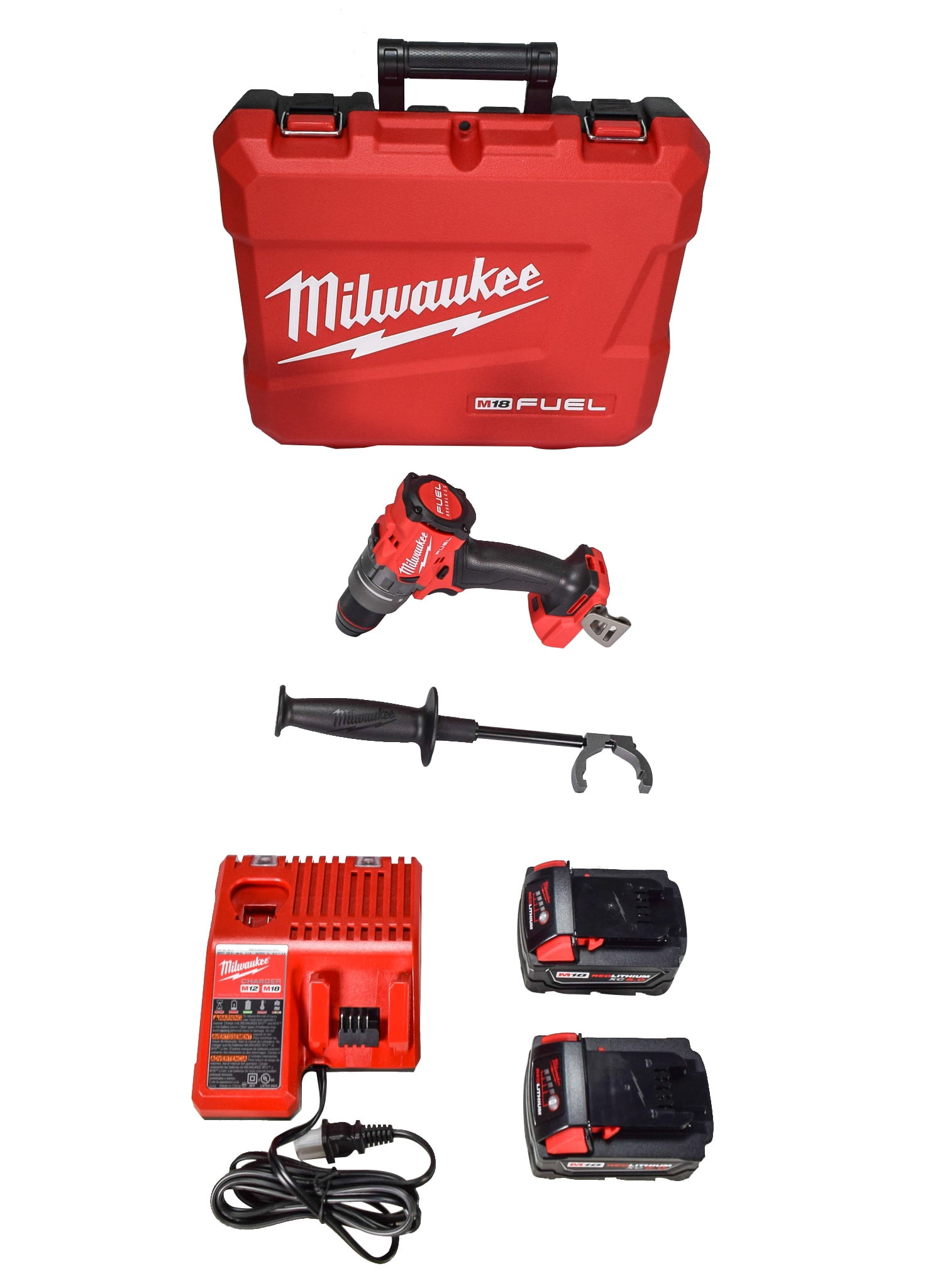 Milwaukee 2903-22 M18 FUEL 18V 1/2" Drill/Driver Kit with (2) 5.0Ah Batteries & Charger