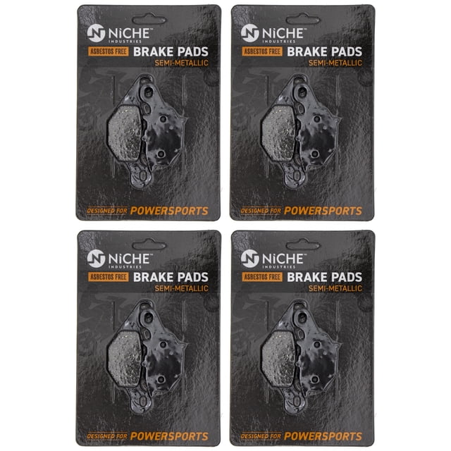 Niche Jeu de Plaquettes de Frein avant pour Suzuki RM85L Semi-Métalliques Motorycle, Lot de 4 519-KPA2436D