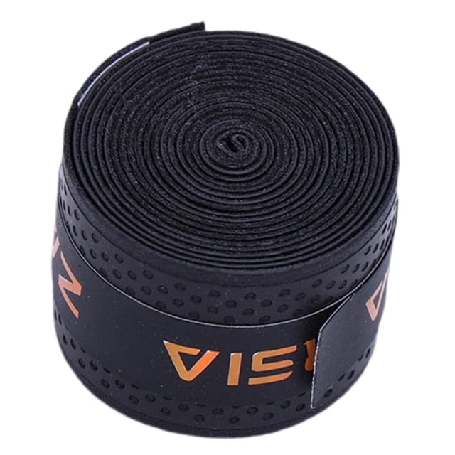 jinwen Badminton Racket Grip AntiSlip Handle Tape for Pickleball Squash Racquetball Black