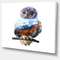 thumbnail image 2 of Owl Double Exposure Illustration - Large Animal Canvas Art Print, 2 of 4