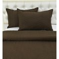 thumbnail image 2 of Quilted Double Bedsheet For King Size With 2 Pillow Covers | 90 X 100 Inches, Brown - 280 Thread Count Super Soft Bedding Set, 2 of 4