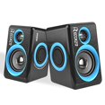 thumbnail image 1 of RECCAZR SP2040 Haut-Parleurs d'Ordinateur Surround avec Basses Profondes Haut-Parleur Multimédia Alimenté par Fil USB pour PC/ordinateurs Portables/téléphone Intelligent avec 4 Haut-Parleurs Intégrés à Diaphragme (Bleu), 1 of 10