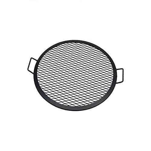 Sunnydaze X-Marks Fire Pit Cooking Grill Grate, Outdoor Round BBQ Campfire Grill, Camping Cookware, 22 Inch
