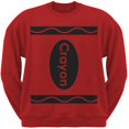thumbnail image 1 of Halloween Crayon Costume Red Adult Sweatshirt, 1 of 1