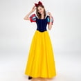 thumbnail image 5 of HAWEE Femmes Halloween Classique de Luxe Princesse Snow White Costume Adulte Reine Robe de Conte de Fées Rôle Cosplay, 5 of 5