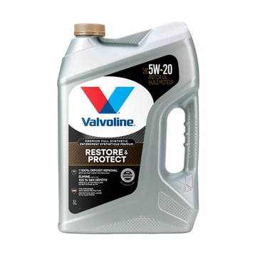 Valvoline Restore & Protect Premium Full Synthetic 5W20 Motor Oil, 5L