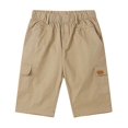 thumbnail image 4 of QIPOPIQ Boys Cargo Shorts Elastic Waist Multi Pocket Contrast Summer Shorts Clearance, 4 of 9