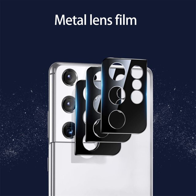 TopLLC For Galaxy S21UltraAluminum Alloy Tempered Glass Screen Rear Camera Lens on Clearance
