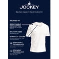 thumbnail image 4 of Jockey T-Shirt de Dessous Classique à Col en V pour Homme Grande Taille - Lot de 2, 4 of 4