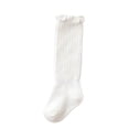 thumbnail image 2 of Newborn Baby Thigh High Sock, Infant Solid Color Crimp Socks Autumn and Winter Stocking, 2 of 5