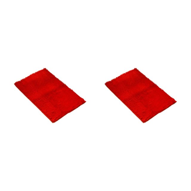 relayinert 1/2/3/5 Tapis Exquis Conçu à Séchage Rapide Forte Adhérence Sans Perte Absorbant Rouge 40cm * 60cm 2PCS