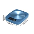 thumbnail image 3 of JilgTeok 2 Packs 55 Degree Auto Heating Cup Warmer Pad, Constant Temperature Mug Warmer for Coffee Tea, Small Desktop Warmer for Stainless Steel Ceramic Glass Cups, 3 of 4