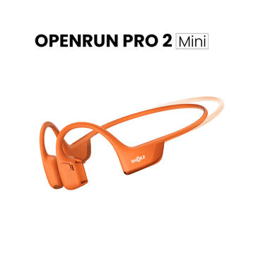 New Shokz OpenRun Pro 2 Mini - Open-Ear, Bone Conduction Sport Headphones - Sweat Resistant, Workout Headphones with 30ft Bluetooth - Secure, Comfortable Fit - Deep Bass and Smart Mic - SHOKZ App