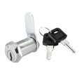 thumbnail image 1 of Unique Bargains Cam Lock 30mm Cylinder Length 48mm x 2mm Cam Nut-on Type, Keyed Different, 1 of 5