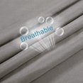 thumbnail image 3 of Topcobe Twin Size Solid Color Bed Sheet Set for Adults Teens, Dark Gray, 3 of 7