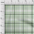 thumbnail image 2 of oneOone Polyester Spandex Light Green Fabric Plaid Sewing Material Print Fabric By The Yard 56 Inch Wide, 2 of 4