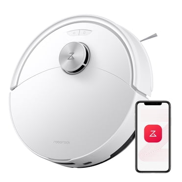Roborock Q10 Aspirateur Robot et Laveur de Sols S5 / Aspiration Ultra-Puissante de 10 000 Pa avec Double Système Anti-Emmêlement / Convient aux Poils d'Animaux, aux Tapis et aux Sols Durs