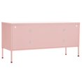 thumbnail image 3 of vidaXL Meuble TV - Acier Rose, 105x35x50 cm, 3 of 5