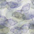 thumbnail image 1 of oneOone Silk Tabby Medium Purple Fabric Butterflies Sewing Craft Projects Fabric Prints By Yard 42 Inch Wide, 1 of 5