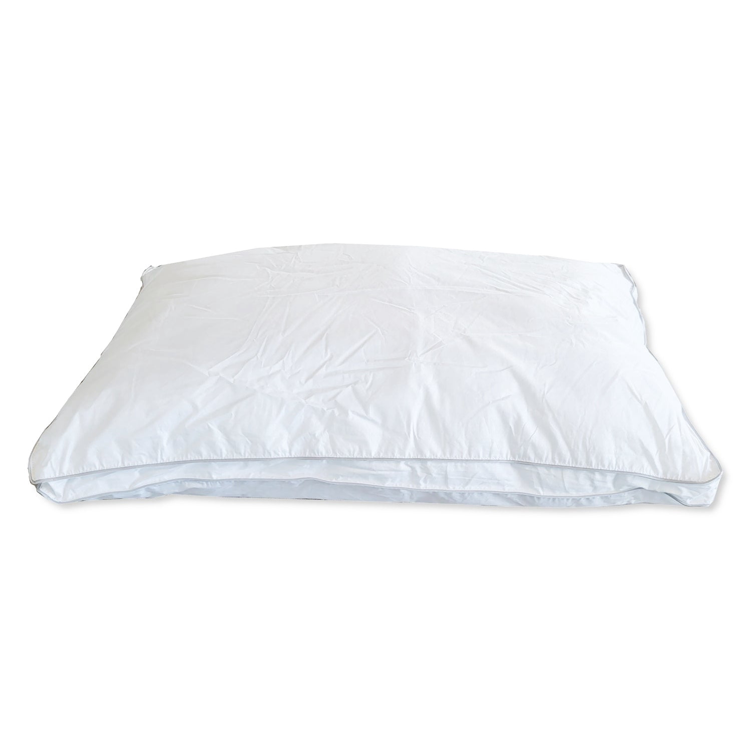 Cotton House - 100% Micro Gel Fiber Pillow, Cotton Shell, Standard Size, Made in Canada