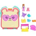thumbnail image 1 of Polly Pocket Cutie Bear Picnic Mini Playset with 1 Micro Doll & 8 Accessories Including Pet, Food Theme [Walmart Exclusive], 1 of 6