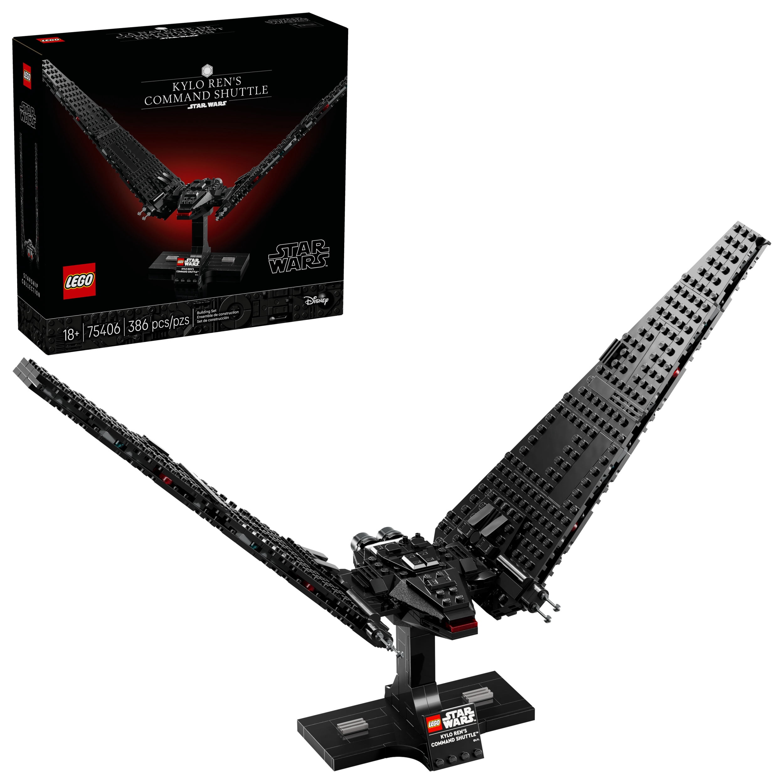 LEGO Star Wars Kylo Ren‚Äôs Command Shuttle - Model Starship Building Kit For Adults 18+ - DIY Collectible Building Set - Gift Idea For Men and Women and Fans of the Movie Series - 75406