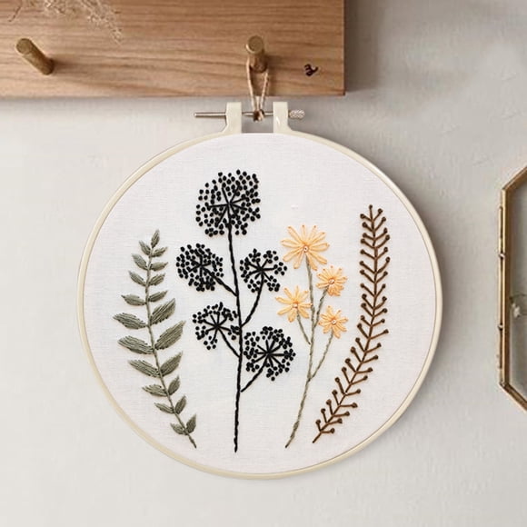 Dvkptbk Diy Embroidery Embroidery Stitch Kit Set for Beginners-Handmade Embroidery Diy Home Decor