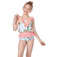 thumbnail image 1 of LSLJS Toddler Kids Baby Girls Summer Ruffled High Waist Bikini Print Split Swimsuit, Baby Swimwear, 1 of 9