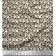 thumbnail image 1 of Soimoi Polyester Crepe Fabric Floral Shirting Printed Fabric 1 Yard 52 Inch Wide, 1 of 3