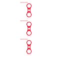 thumbnail image 2 of bedienty Outils de Réparation de Vélo Clé de Fourche avant Alliage d'Aluminium Réparation Retrait Clé Destinée à SUNTOUR XCM/XCR/XCT/RST B Rouge (27mm-28mm) 3Ensemble, 2 of 6