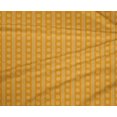 thumbnail image 4 of oneOone Polyester Lycra Mustard Yellow Fabric Stripe Geometric Craft Projects Decor Fabric Printed By The Yard 56 Inch Wide, 4 of 4
