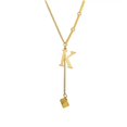 thumbnail image 1 of Pendentif Alphabet 26 Lettres Collier Lettre Initiale Mode pour Femmes C5L3, 1 of 8