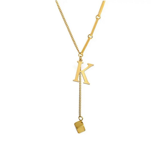 Pendentif Alphabet 26 Lettres Collier Lettre Initiale Mode pour Femmes C5L3