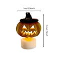 thumbnail image 2 of Electronic Candle Lights Festival LED Halloween Wind Lights Decorative Injection Candles Night Lights Halloween Style Desktop Scenery Natural Scent Wellness Candle Calm down Candle Beeswax Tealight, 2 of 3