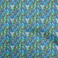 thumbnail image 1 of oneOone Cotton Flex Medium Blue Fabric Abstracts Sewing Craft Projects Fabric Prints By Yard 40 Inch Wide, 1 of 5