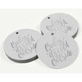 thumbnail image 3 of Inkdotpot Real Silver Foil Baby It's Cold Outside Baby Shower Tags Favor Hang Paper Tags 50 Pieces, 3 of 6