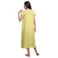 thumbnail image 4 of Moomaya Nuisette Unie à Manches Courtes pour Femmes, Col en V, 4 of 6