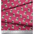 thumbnail image 3 of Soimoi Silk Fabric Pug Dog Decor Fabric Printed Yard 42 Inch Wide, 3 of 3