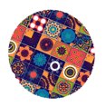 thumbnail image 2 of ziyahi Elastic Edged Waterproof Backed Fitted Table Cover Tableclothes Style tablecothes waterproof table cover J 1.2m, 2 of 9