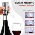 thumbnail image 2 of Aérateur Électrique pour Vin, Verseur, Distributeur de Vin Automatique avec Pompe et Tube Rétractable pour une Oxydation Instantanée à une Touche, Aérateur Intelligent pour Vin, Carafe, Cadeau pour les Amateurs de Vin, 2 of 5