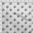 thumbnail image 3 of oneOone Polyester Lycra Fabric Leaves Block Printed Fabric 1 Yard 56 Inch Wide, 3 of 4