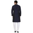 thumbnail image 3 of Kurta Pyjama pour Homme Vêtements Inde Mariage Fête (Bleu, TG), 3 of 5