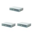 thumbnail image 2 of fastboy Neat And Tidy Storage Box - plify Life With Organized Storage Multilayer Stackable Desk Organizer blue 1 drawer 3Set, 2 of 6