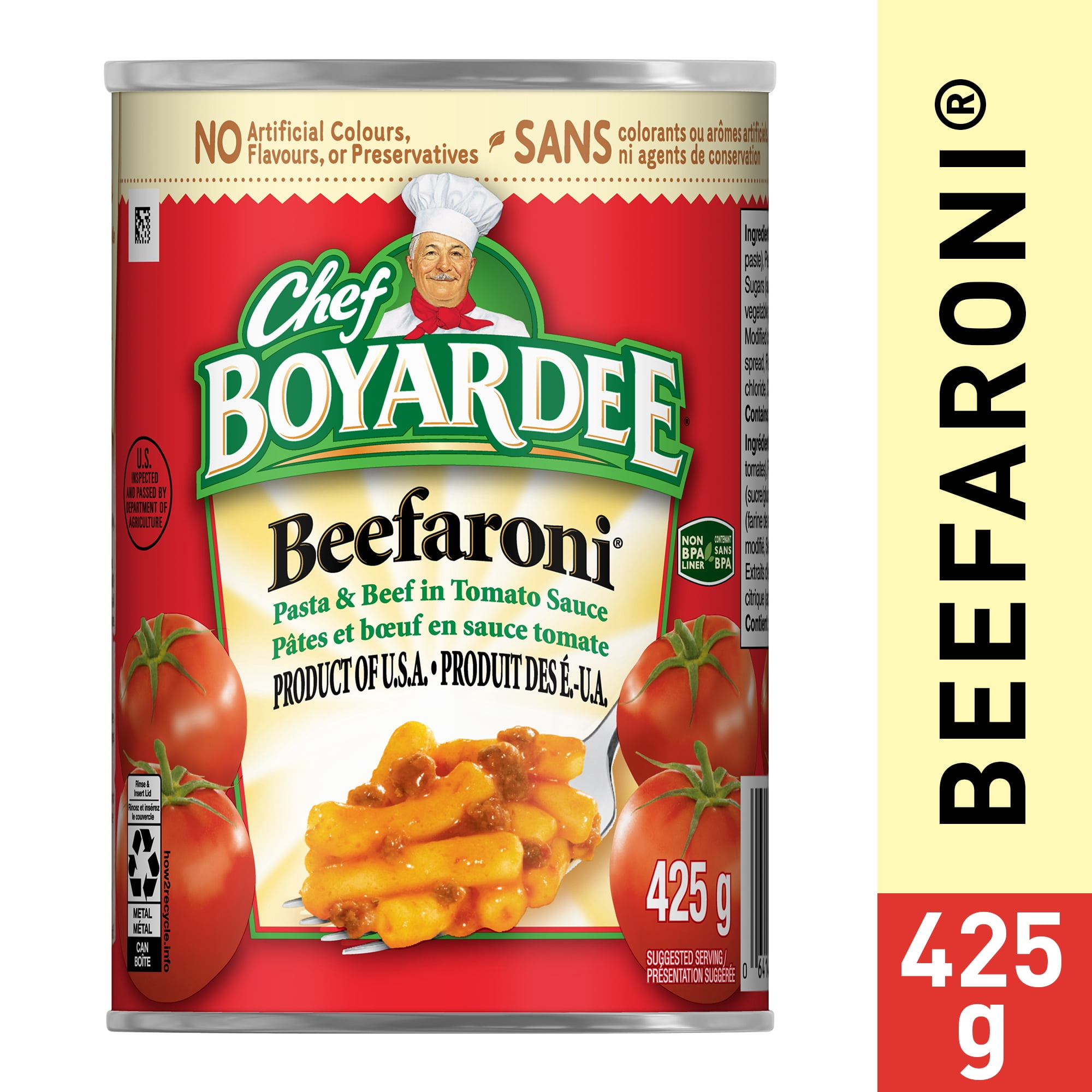 Chef Boyardee® Beefaroni Pasta And Beef in Tomato Sauce