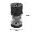 thumbnail image 3 of TopLLC Universal Portable Travel Plug Adapter 4 In1 Multi-function Charger Socket Converter Electrical Outlet Adaptor Plug on Clearance, 3 of 7