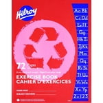 Hilroy Recycled Exercise Books, 72 Pages, 8mm w/margin, 9-1/8 X 7-1/8, 72 Page