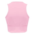thumbnail image 5 of AherBiu Workout Tops for Women Ribbed Bralette Cropped Tank Top Stretchy Deep V Neck Yoga Cami, 5 of 5