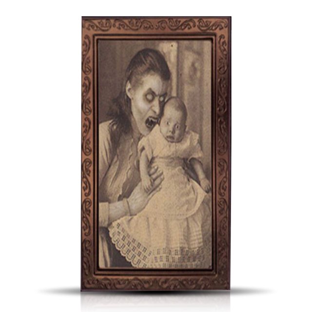 ”Halloween Picture Frame Party Horror Scary TPE Photo Home Hotel Haunted House Decorations B027”