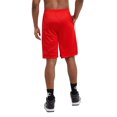 thumbnail image 3 of Champion Mens Long Mesh Shorts with Pockets, M, Crimson, 3 of 5