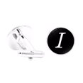 thumbnail image 1 of fastboy 1 Pair Men's Letter Cufflink Wedding Formal Initial Alphabet Stainless Steel Cufflink, Letter I, 1 of 6